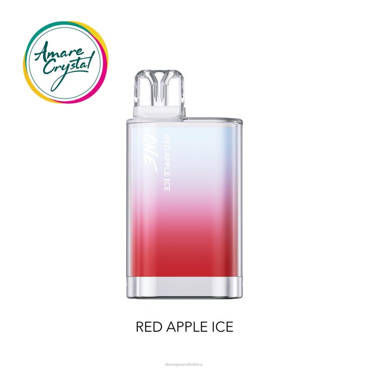 SKE Amare Crystal One Disposable Vape Red Apple Ice 2N2LV29 - SKE Vape Pen