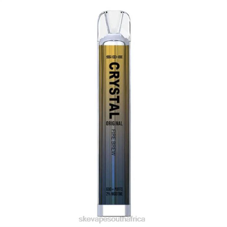 SKE Crystal Bar Disposable Vape Fire Brew 2N2LV96 - SKE Vape Flavours