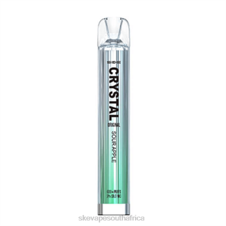 SKE Crystal Bar Disposable Vape Sour Apple 2N2LV65 - SKE Vape Website